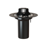 ТЕХНОНИКОЛЬ Воронка с обжимным металлическим фланцем с обогревом, Ø160х450мм (661134)